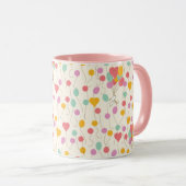 Snoopy Bunches of Balloons Pattern Mok (Voorkant rechts)