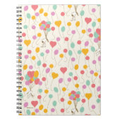 Snoopy Bunches of Balloons Pattern Notitieboek (Voorkant)