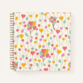 Snoopy Bunches of Balloons Pattern Notitieboek (Voorkant)