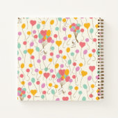 Snoopy Bunches of Balloons Pattern Notitieboek (Achterkant)