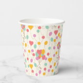 Snoopy Bunches of Balloons Pattern Papieren Bekers (Achterkant)