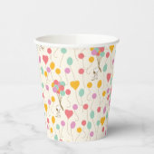 Snoopy Bunches of Balloons Pattern Papieren Bekers (Links)