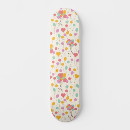 Snoopy Bunches of Balloons Pattern Persoonlijk Skateboard (Voorkant)