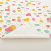 Snoopy Bunches of Balloons Pattern Sherpa Deken (3/4)