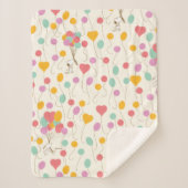 Snoopy Bunches of Balloons Pattern Sherpa Deken (Voorkant)