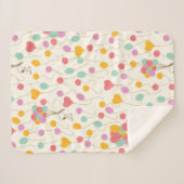 Snoopy Bunches of Balloons Pattern Sherpa Deken (Voorkant (horizontaal))