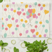 Snoopy Bunches of Balloons Pattern Theedoek (Gevouwen)