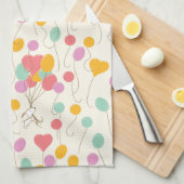 Snoopy Bunches of Balloons Pattern Theedoek (Quarter Fold)