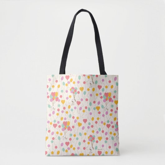 Snoopy Bunches of Balloons Pattern Tote Bag (Voorkant)