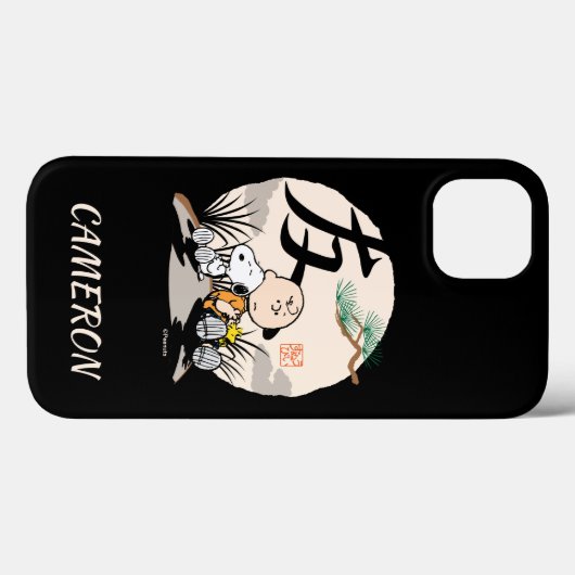 Snoopy, Charlie Brown en Woodstock - Friend Case-Mate iPhone Case (Achterkant (horizontaal))