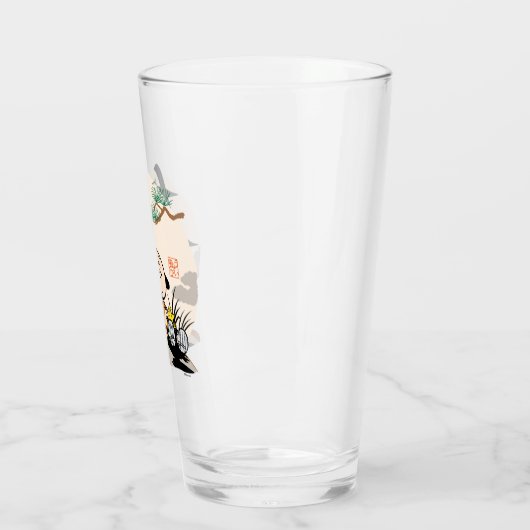 Snoopy, Charlie Brown en Woodstock - Friend Glas (Links)