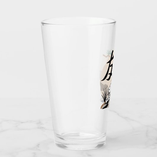 Snoopy, Charlie Brown en Woodstock - Friend Glas (Rechts)