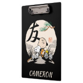 Snoopy, Charlie Brown en Woodstock - Friend Klembord (Links)