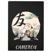 Snoopy, Charlie Brown en Woodstock - Friend Klembord (Achterkant)