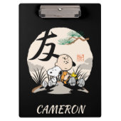 Snoopy, Charlie Brown en Woodstock - Friend Klembord (Voorkant)