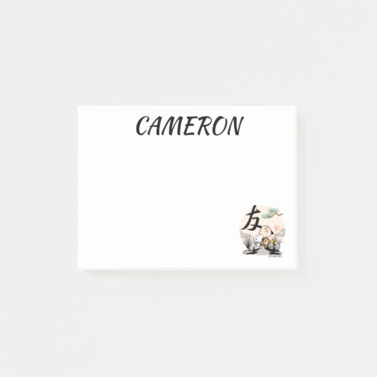 Snoopy, Charlie Brown en Woodstock - Friend Post-it® Notes (Voorkant)