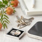 Snoopy, Charlie Brown en Woodstock - Friend Sleutelhanger (Zijkant)