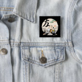 Snoopy, Charlie Brown en Woodstock - Friend Vierkante Button 5,1 Cm (In situ)