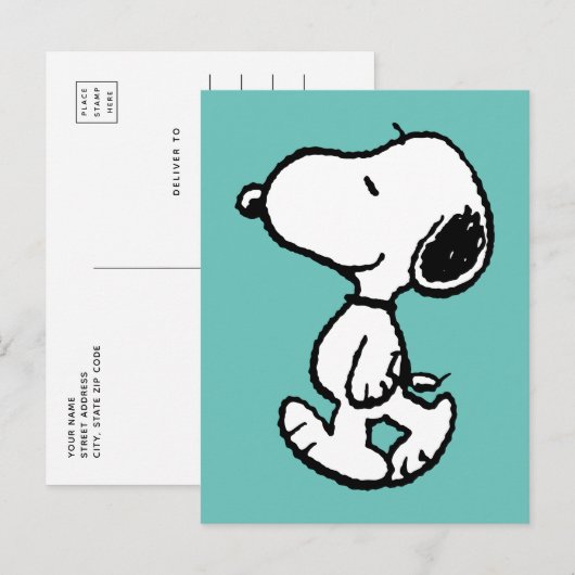 Snoopy Classic Comics Briefkaart (Voorkant / Achterkant)