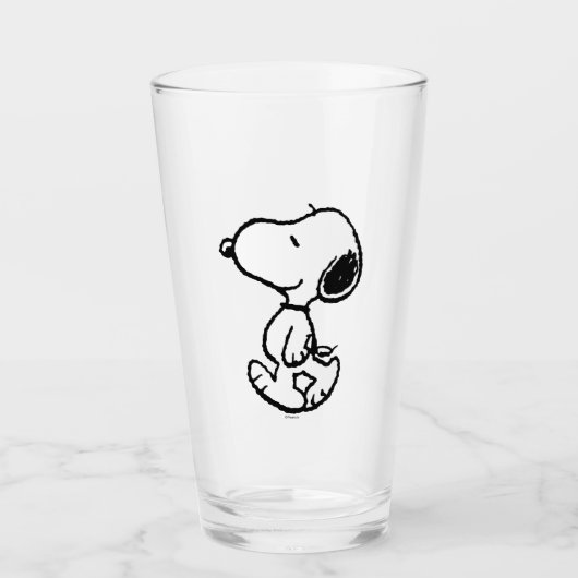 Snoopy Classic Comics Glas (Voorkant)