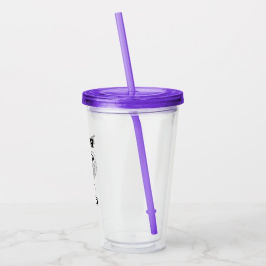 Snoopy Classic Comics Pattern Acryl Drinkbeker (Links)