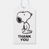 Snoopy Classic Comics Pattern Cadeaulabel (Achterkant)