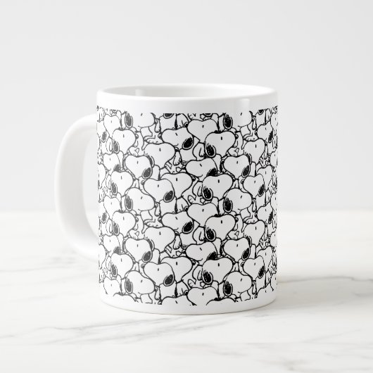 Snoopy Classic Comics Pattern Grote Koffiekop (Links)