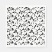 Snoopy Classic Comics Pattern Servet (Voorkant)