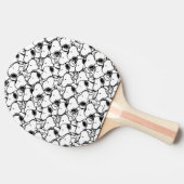 Snoopy Classic Comics Pattern Tafeltennisbatje (Zijkant)