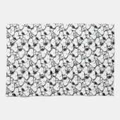 Snoopy Classic Comics Pattern Theedoek (Horizontaal)