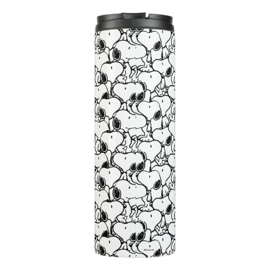 Snoopy Classic Comics Pattern Thermosbeker (Achterkant)