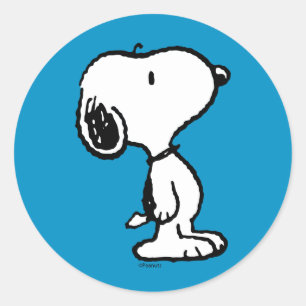 Snoopy Classic Comics Ronde Sticker
