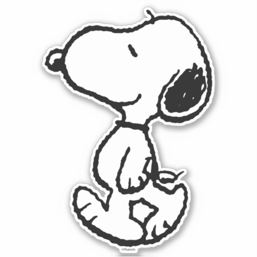 Snoopy Classic Comics Sticker (Voorkant)