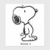 Snoopy Classic Comics Sticker (Vel)