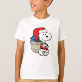 snoopy claus t-shirt (Voorkant)