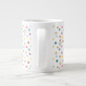 Snoopy Colorful Hearts Patroon Grote Koffiekop (Achterkant)
