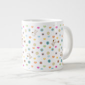 Snoopy Colorful Hearts Patroon Grote Koffiekop (Voorkant rechts)