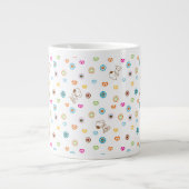 Snoopy Colorful Hearts Patroon Grote Koffiekop (Voorkant)