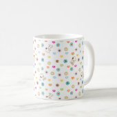 Snoopy Colorful Hearts Patroon Koffiemok (Voorkant rechts)