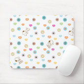 Snoopy Colorful Hearts Patroon Muismat (Met muis)
