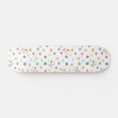 Snoopy Colorful Hearts Patroon Persoonlijk Skateboard (Horizontaal)