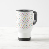 Snoopy Colorful Hearts Patroon Reisbeker (Voorkant rechts)