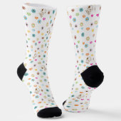 Snoopy Colorful Hearts Patroon Sokken (Gebogen)