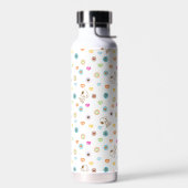 Snoopy Colorful Hearts Patroon Waterfles (Links)
