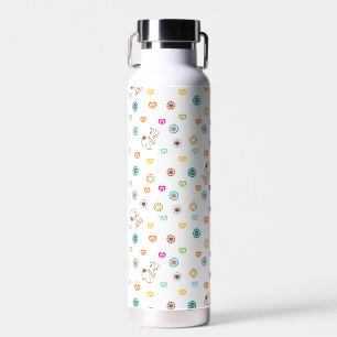 Snoopy Colorful Hearts Patroon Waterfles