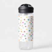 Snoopy Colorful Hearts Patroon Waterfles (Voorkant)