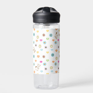 Snoopy Colorful Hearts Patroon Waterfles