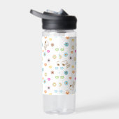 Snoopy Colorful Hearts Patroon Waterfles (Rechts)