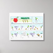 Snoopy & De Bemanning Canvas Afdruk (Voorkant)
