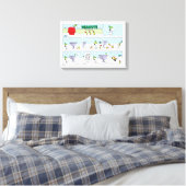 Snoopy & De Bemanning Canvas Afdruk (Insitu (Slaapkamer))